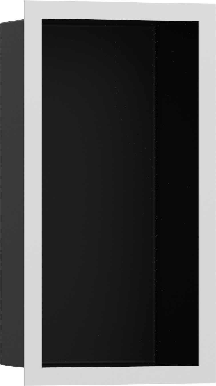 56095700 XtraStoris Individual Стеновая ниша Matt Black с дизайнерской рамкой 300/150/100 Hansgrohe 