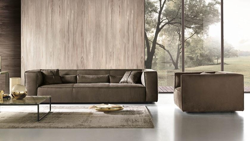 Max Divani Кожаное кресло с подлокотниками Ida sun-id-1510500 - Вид №1