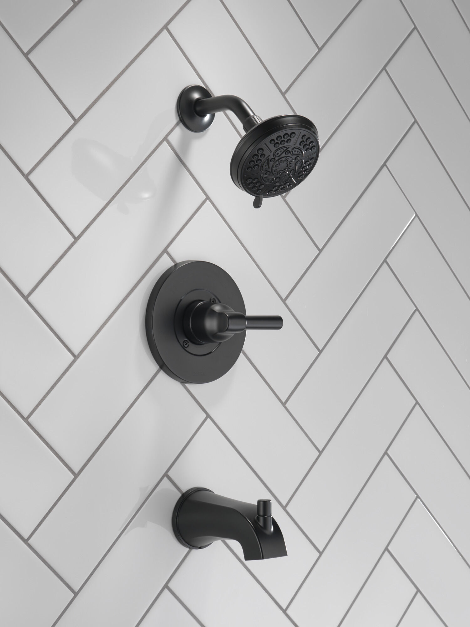 144891-BL Для ванны и душа Monitor® серии 14 Delta Faucet Becker Матовый черный  - Вид №9