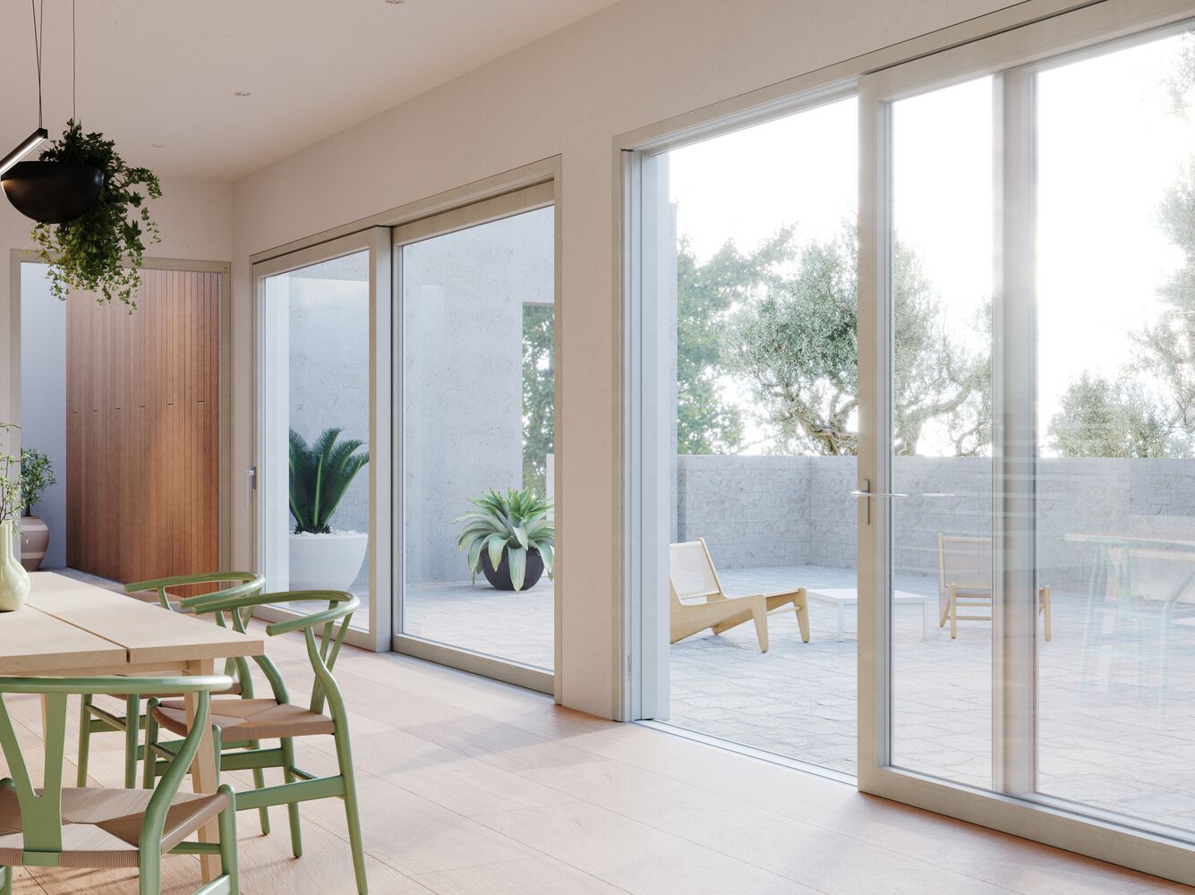 100% рециркулированное окно PVC NURITH ELLEN ARCH-00108916