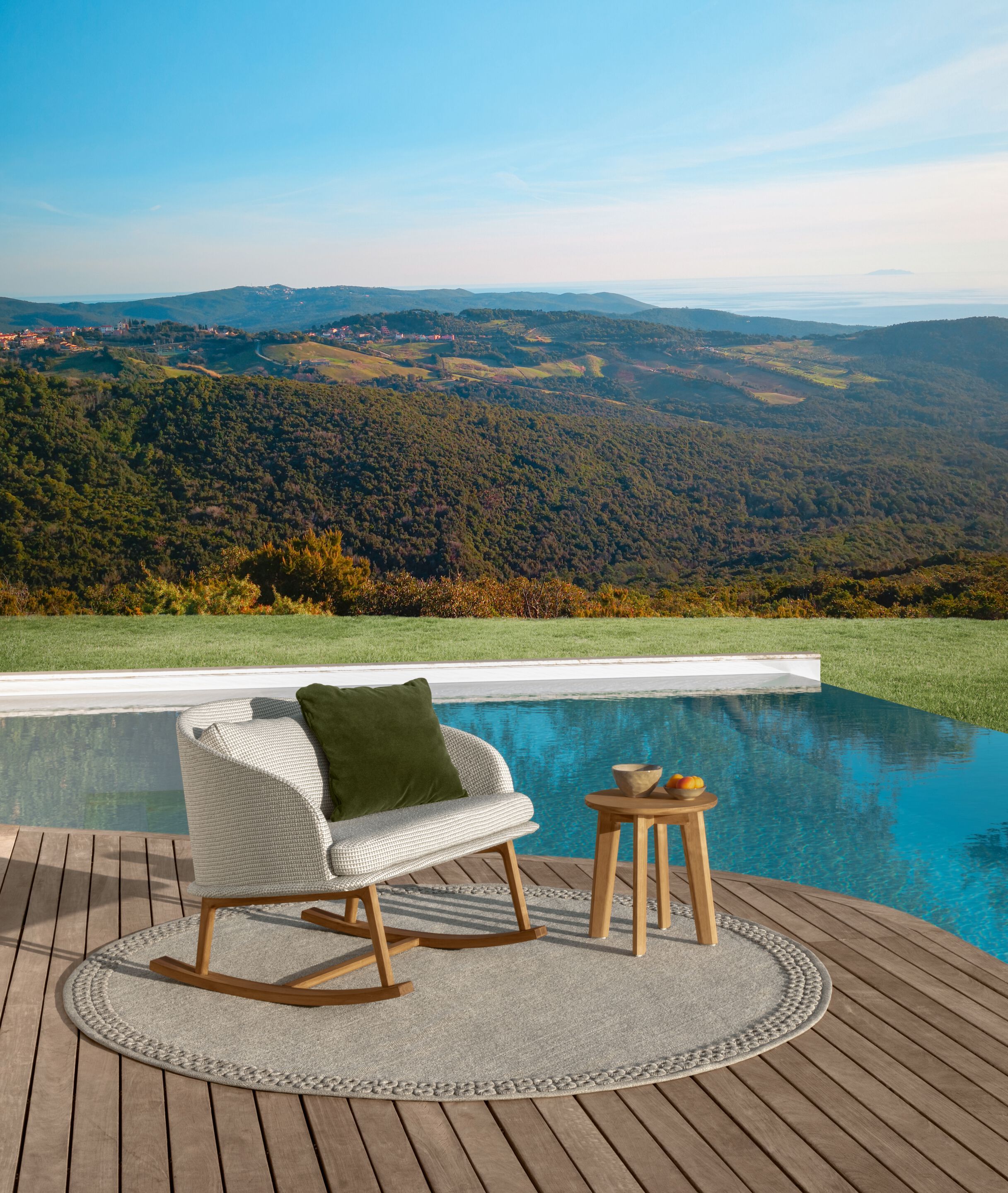 Низкий журнальный столик для сада Talenti CleoSoft-wood ARCH-00113069 - Вид №1