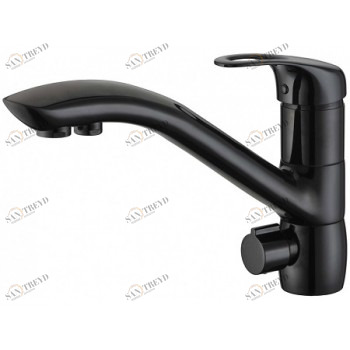 Zorg ZR 404 KF Black Смеситель для кухни Zorg 200х240 