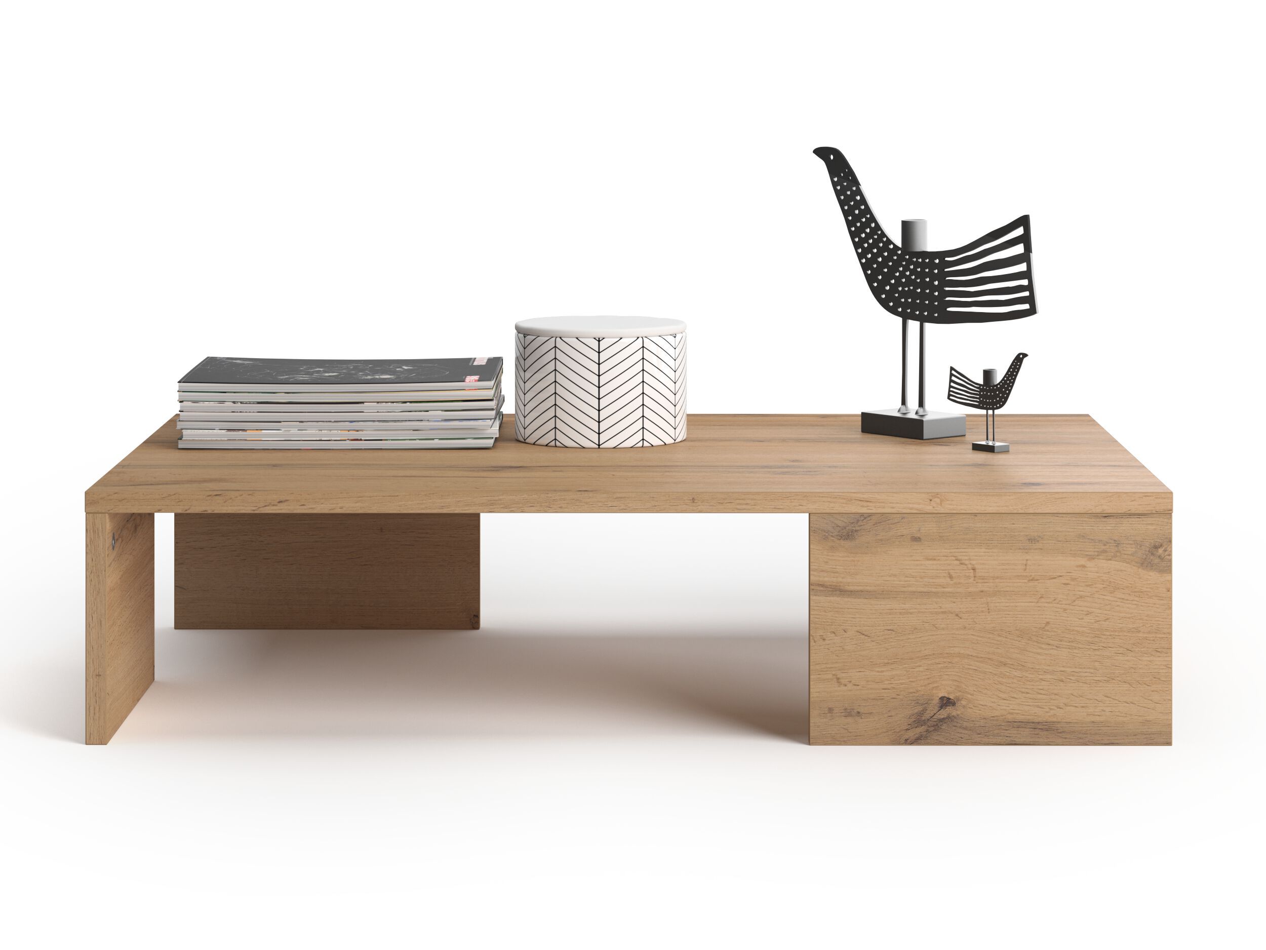 Низкий прямоугольный журнальный столик из меламиновой ткани Mobili Fiver Rachele ARCH-00088379 - Вид №7