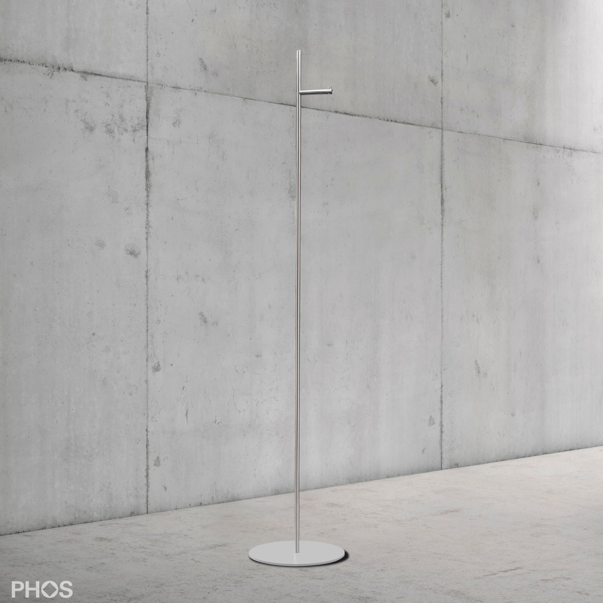 GSTS1S-BPW Вешалка прямая 1s, основание: белое. PHOS  - Вид №1