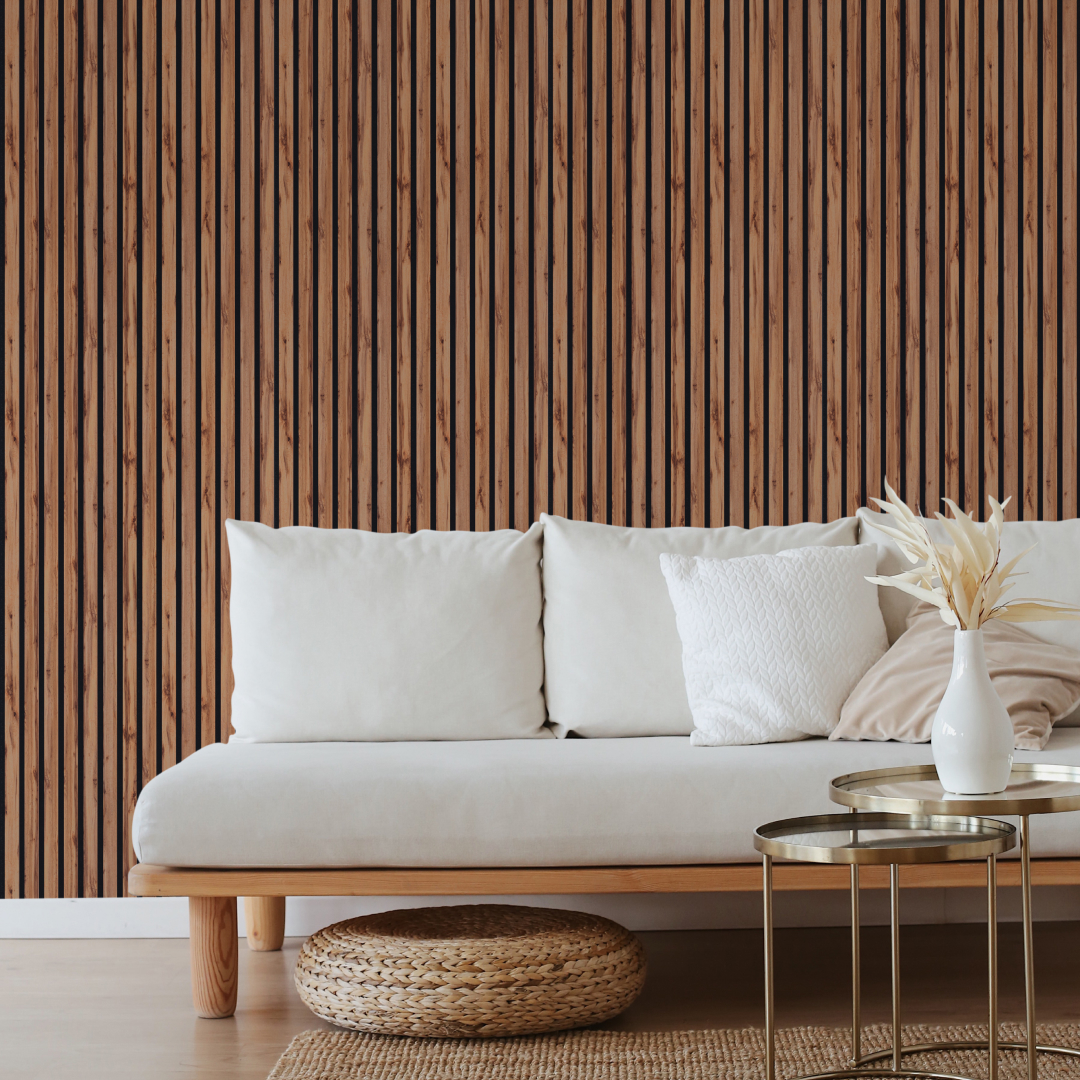 Панель Стеновая Акустическая Stella Trend Light Пекан 2780х600х21 (упак. 1шт.) Standart STSR-05 - Вид №5