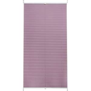 82057310 Штора плиссе «Плайн», 65х160 см, текстиль, цвет сиреневый