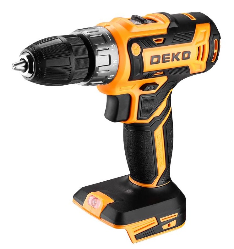 Дрель-шуруповерт DEKO DKCD20FU-Li 063-4454 UNV 20V  , Без ЗУ, Без АКБ 9080283 STDN-0033210 - Вид №1