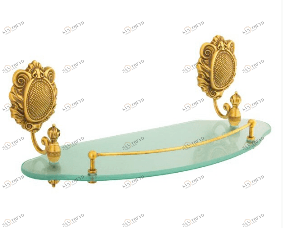 Полка с галереей MIGLIORE Cleopatra ML.CLE-60.740.DO золото 