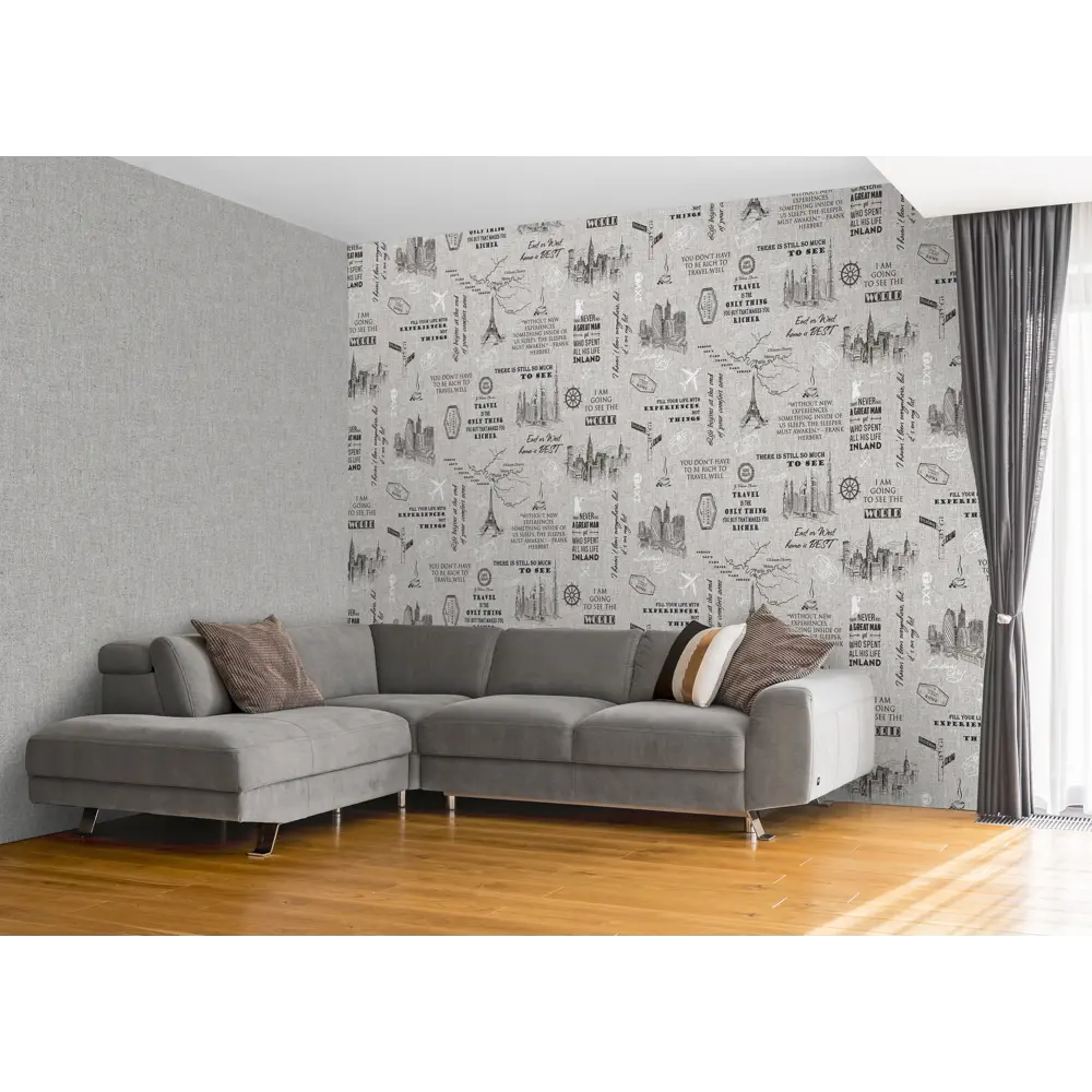 Обои Discovery VS984077, флизелиновые, 1.06х10 м Victoria Stenova STLM-2095700 - Вид №3