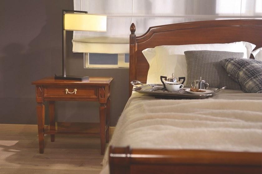 SELVA Прямоугольная прикроватная тумбочка из вишневого дерева с ящиками Villa borghese 5374 - Вид №1