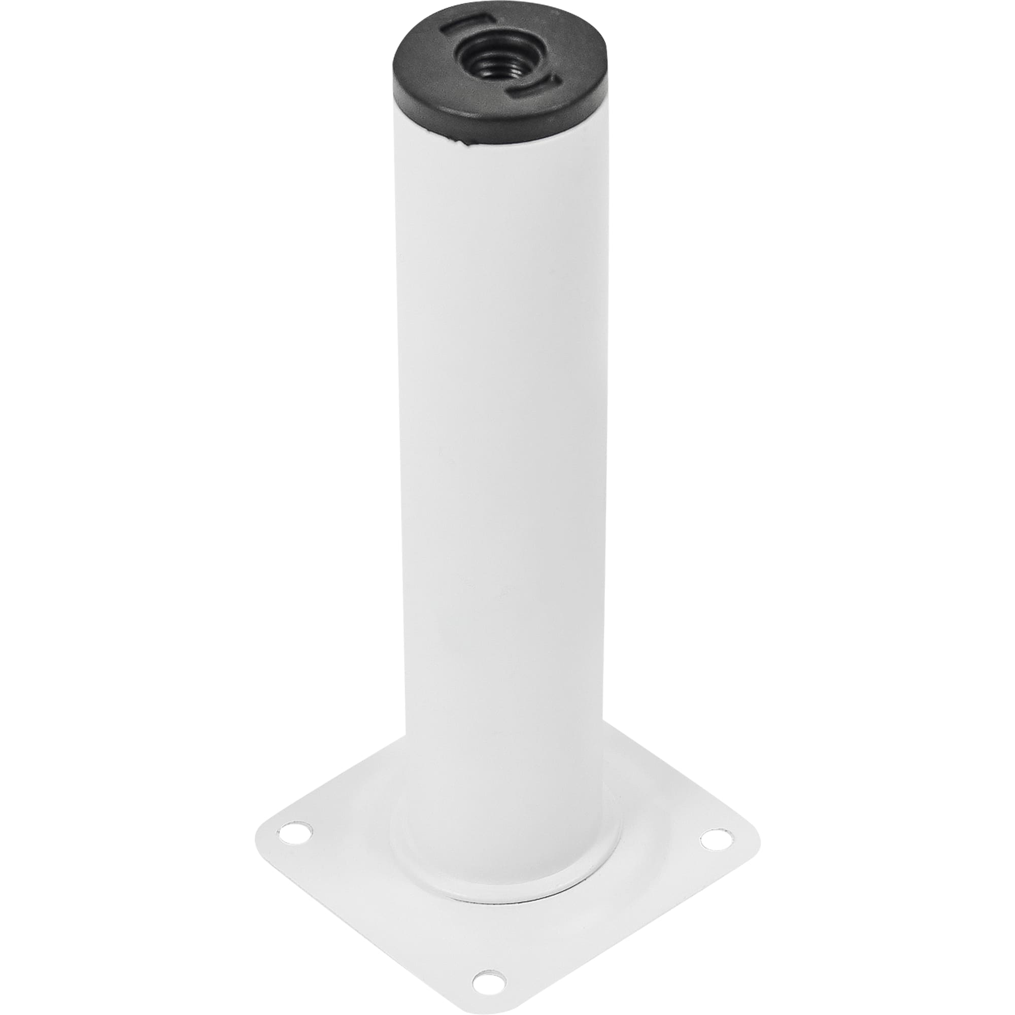 82732516 Ножка круглая 150х30 мм, сталь, цвет белый Santreyd  - Вид №1