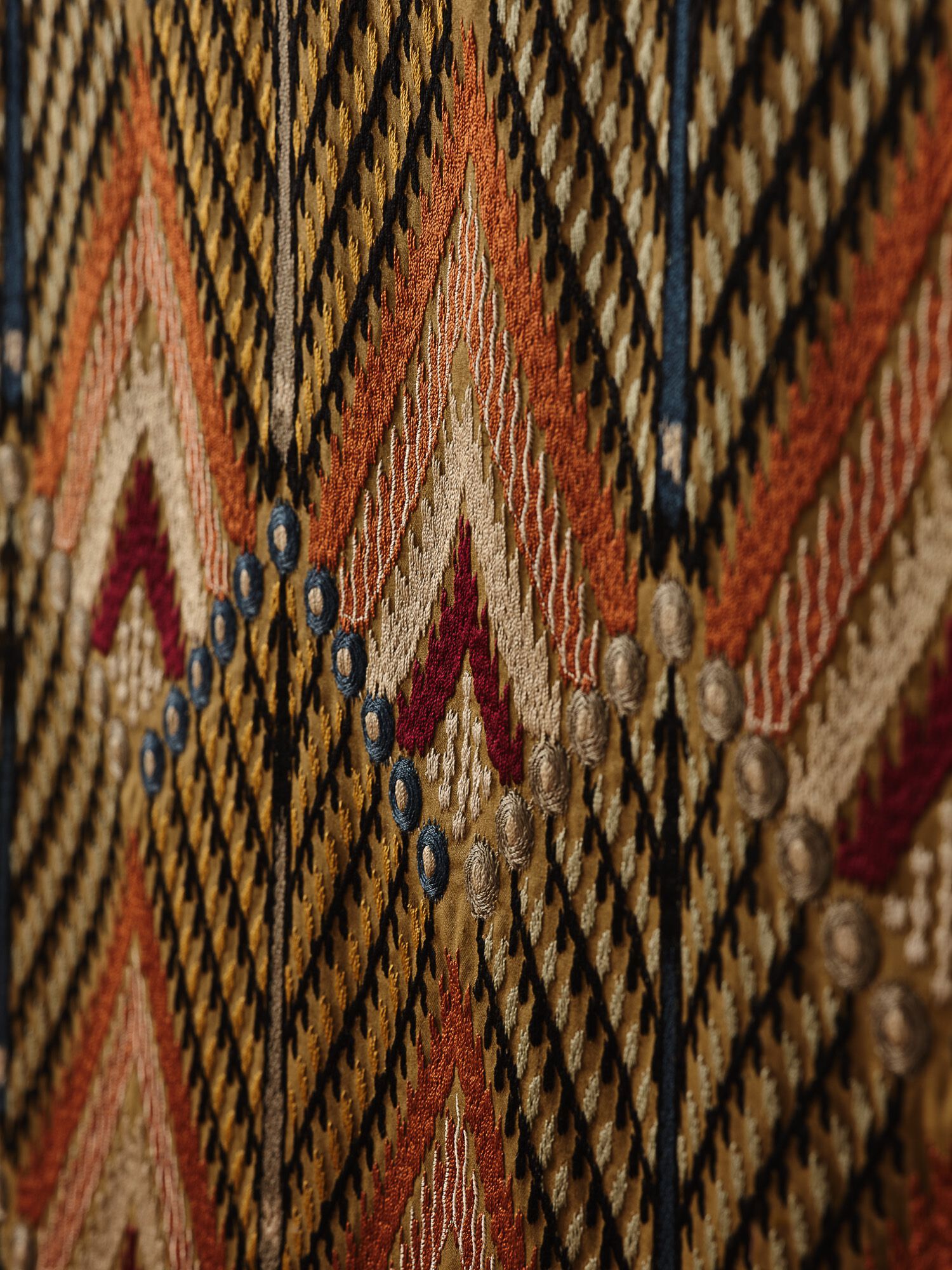 Многоцветная хлопчатобумажная ткань Aldeco Veva ARCH-00023424 - Вид №4