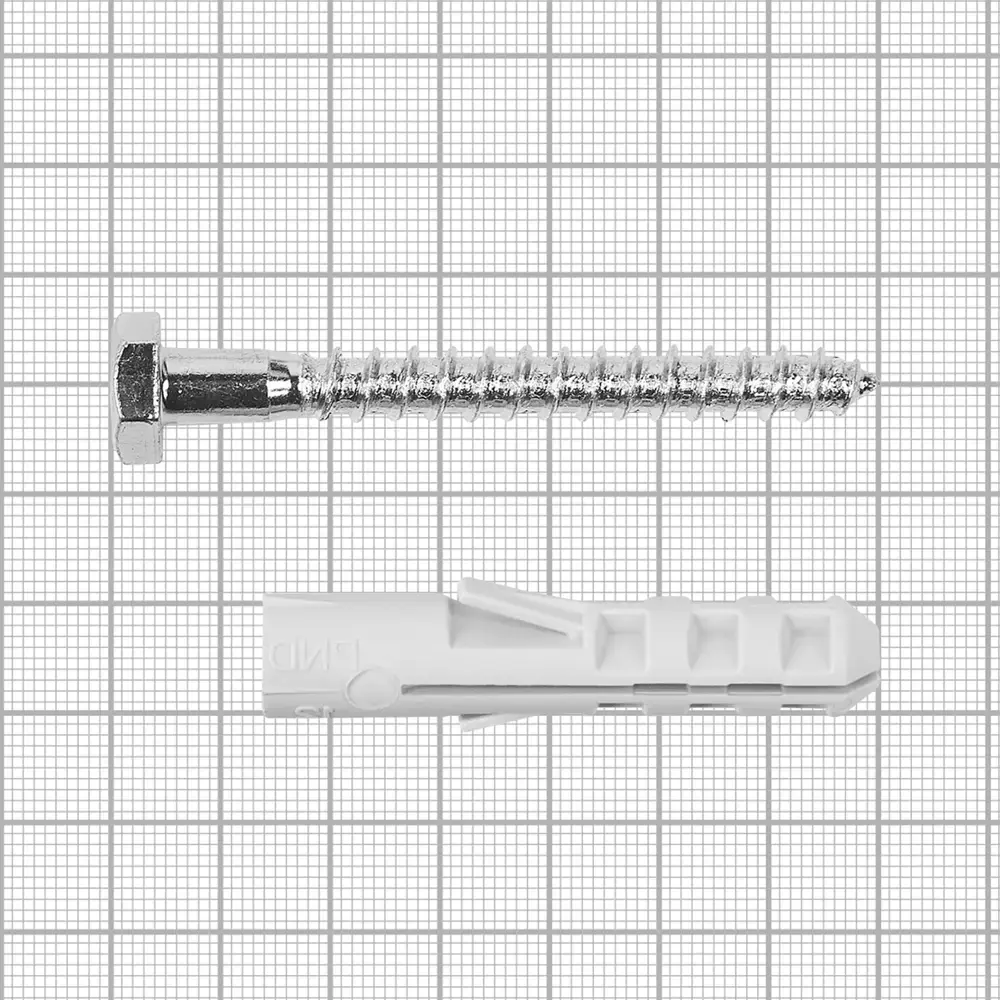 Дюбель распорный нейлоновый Dilwis 12x60мм 8 шт. в комплекте с шурупом STLM-2053789 - Вид №5