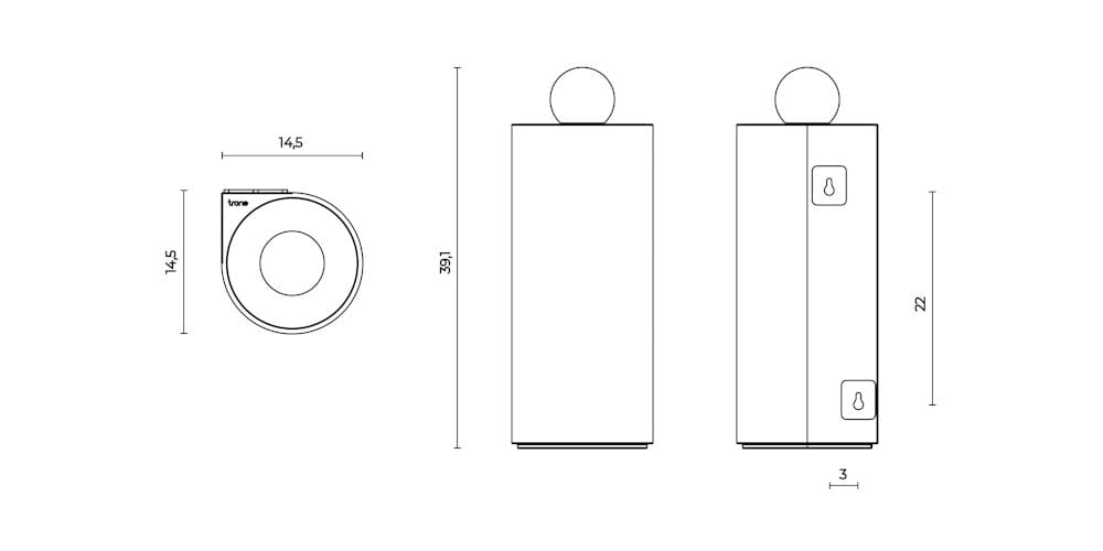 Керамическая туалетная щетка Trone Scepter ARCH-00039059 - Вид №4
