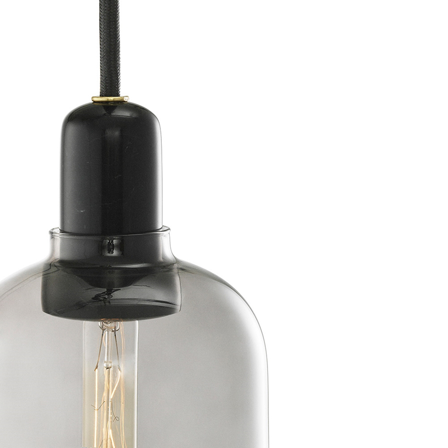 Лампа потолочная Amp Lamp EU 17 см, черная Normann Copenhagen 502116 - Вид №1