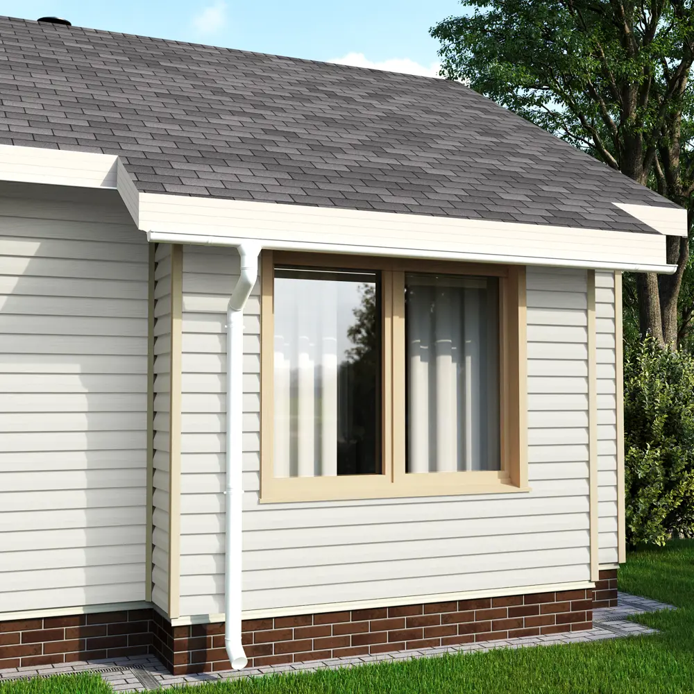 Сайдинг ПВХ MONLID корабельный брус 3 м белый 0.75 м² STLM-2175277 - Вид №3