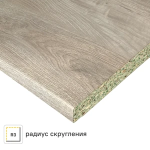 Столешница кухонная Союз Зея 244x60x3.8 см ДСП цвет серый 89369940 STLM-2094943