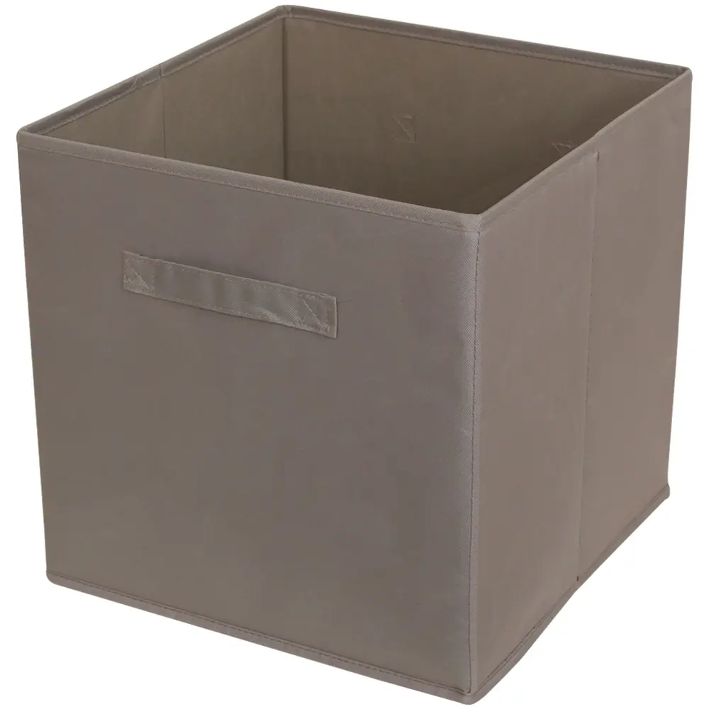 Короб Spaceo 310x310x310 мм, 29.8 л, полиэстер, цвет коричневый STLM-2046537