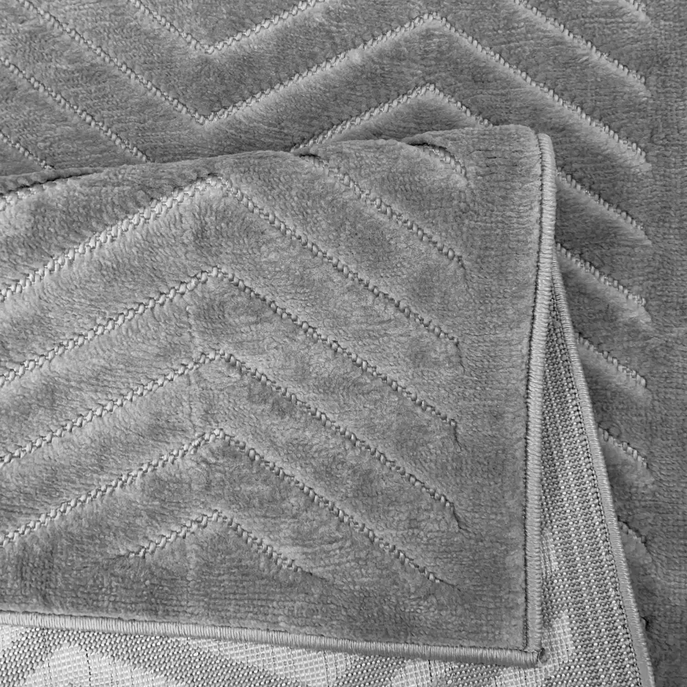 CTIM Ковер «Луна» серый 80×150 см с рельефным ворсом 89360181 STLM-1362090 - Вид №4