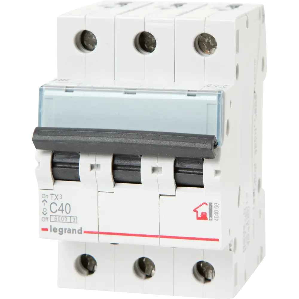 Автоматический выключатель Legrand TX3 3P C40 А 6 кА STLM-2111895