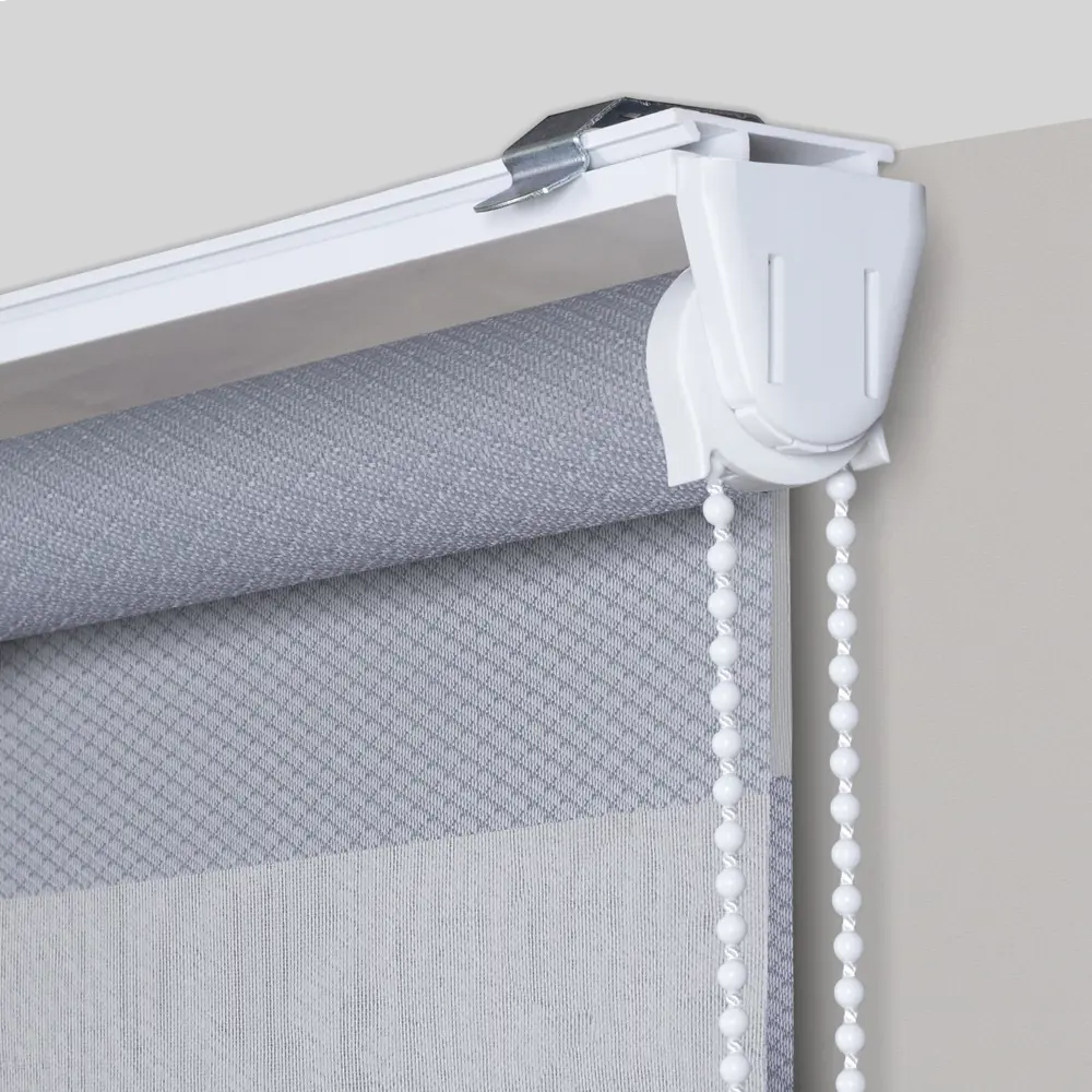 Рулонная штора день-ночь MIAMOZA Сиберия 70×160 см серая 89411442 STLM-1570105 - Вид №1