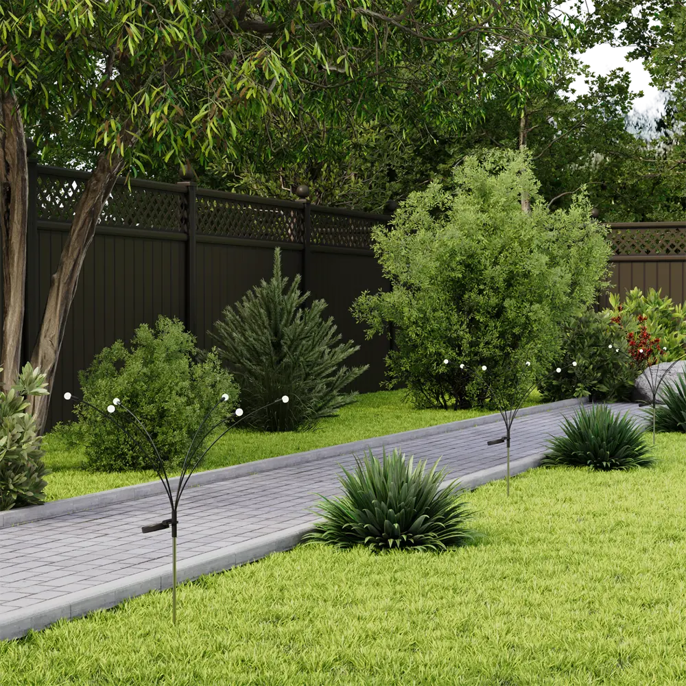 Светильник садовый Kreaforta Miedwie на солнечной батарее с датчиком освещенности 89386873 STLM-1572035 - Вид №1