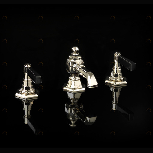 Смеситель для биде с 3 отверстиями ADJBL14NK Devon Devon JUBILEE BLACK LEVER Devon&Devon