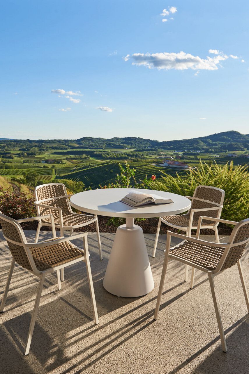 Круглый садовый стол DRIGANI плоская поверхность ARCH-00026771