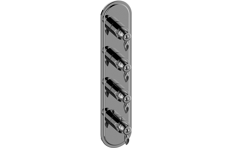 E-8088-LM14E0-T Планка M-Series с 4 ручками - Внешняя часть GRAFF Topaz