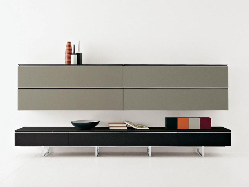 B&B Italia Модульная оборудованная стенка с подставкой под телевизор Pab sun-id-1512474 - Вид №2