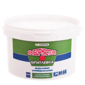 Шпаклёвка акриловая Выбор Мастера 3 кг