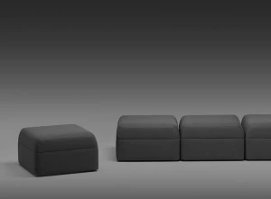 mminterier Квадратный пуф из ткани Element evo