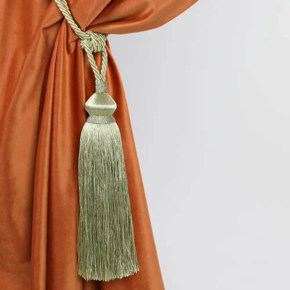 89337854 Подхват для штор Кисть 17008 55 см металл цвет зеленый STLM-1056357 Santreyd  - Вид №3