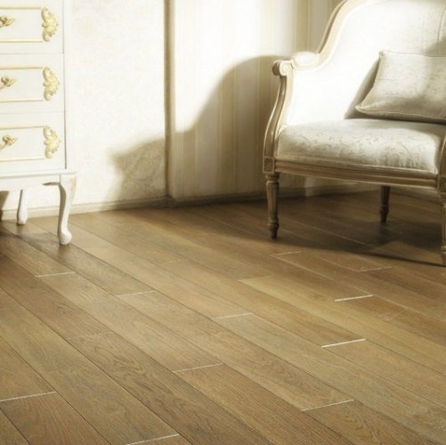 Массивная доска Ashton Венеция Дуб Натур с брашью (Текстурированная) 400-1700х127 мм 1000300025 - Вид №3