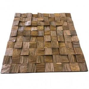 Мозаика и 3D панели из дерева Tarsi 3D 3d Колотый Коньяк 1.0.7.1 Дуб Селект 3д (мозаика панели), рельефная (3Д (мозаика панели), Рельефная) 300х300 мм.