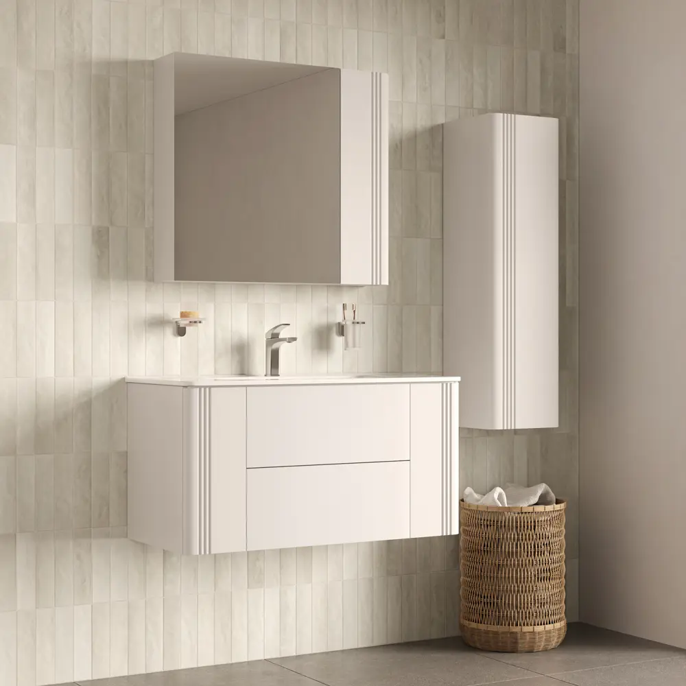 Корпус тумбы подвесной Iddis Lahta LAH10W0i95 50x98.4x43.3 см цвет белый STLM-2077600 - Вид №4