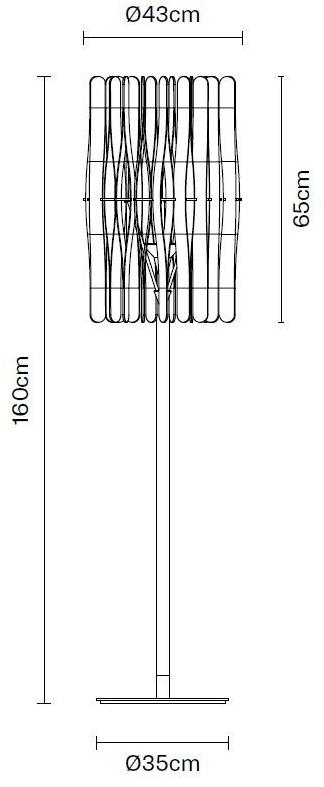 Fabbian Торшер из дерева Stick sun-id-1426313 - Вид №3