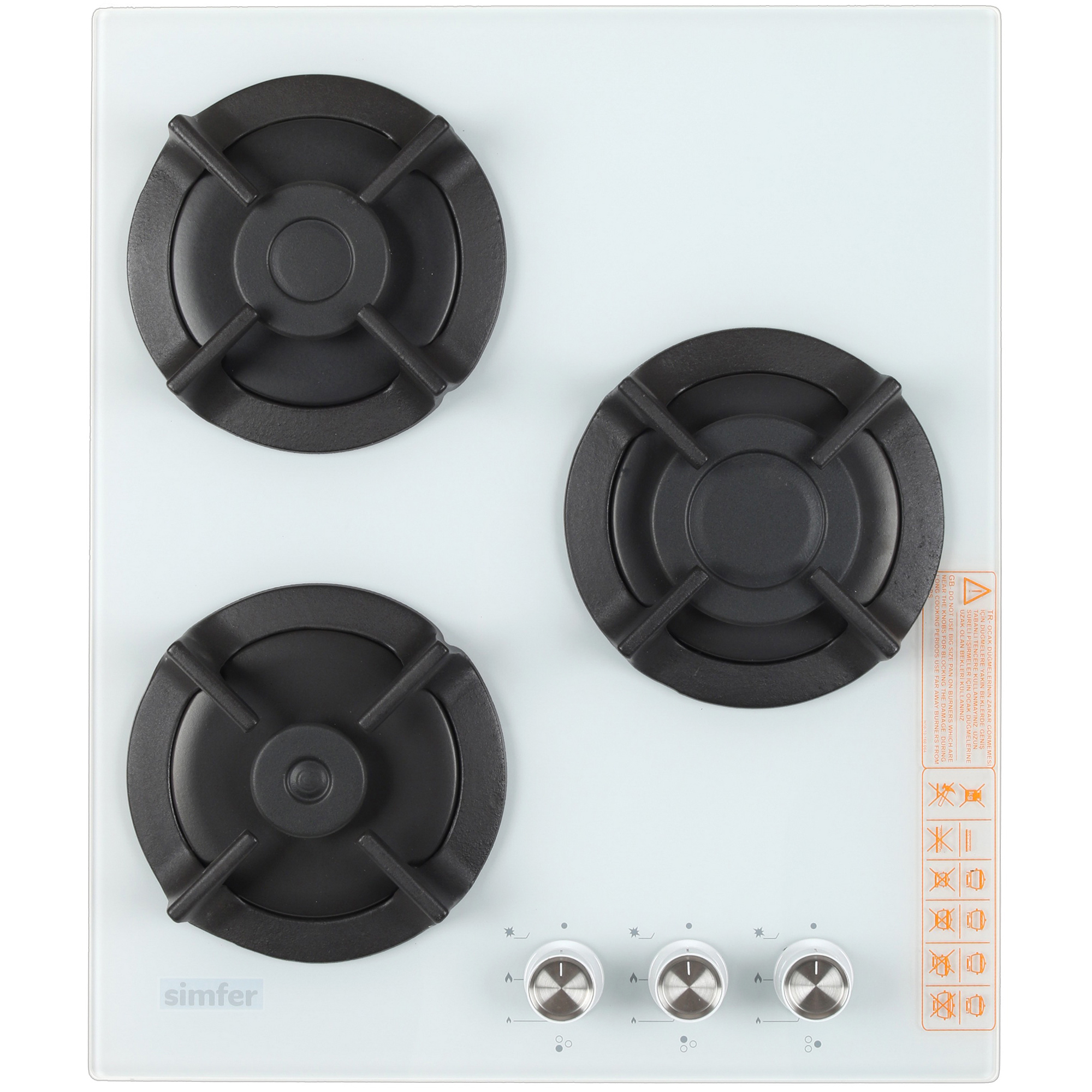 8180941 Газовая варочная поверхность Simfer H45N30W416 STDN-0056240