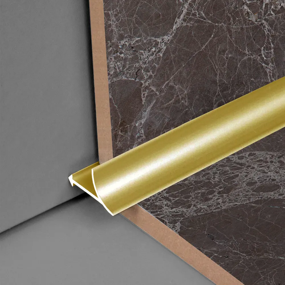 Уголок окантовочный Alprofi 270 см цвет золото STLM-2132869 - Вид №1