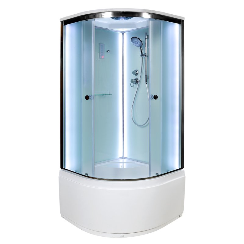 ЕМ1590 LED с гм. Душевая кабина DETO Серия EM D10S LED - Вид №13