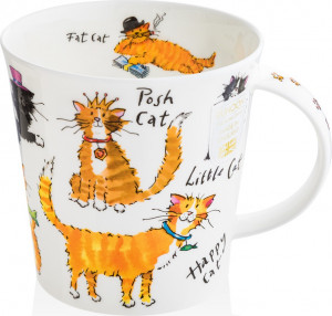 10671196 Dunoon Кружка Dunoon "Жизнь кошек.Кернгорм" 480мл Фарфор костяной