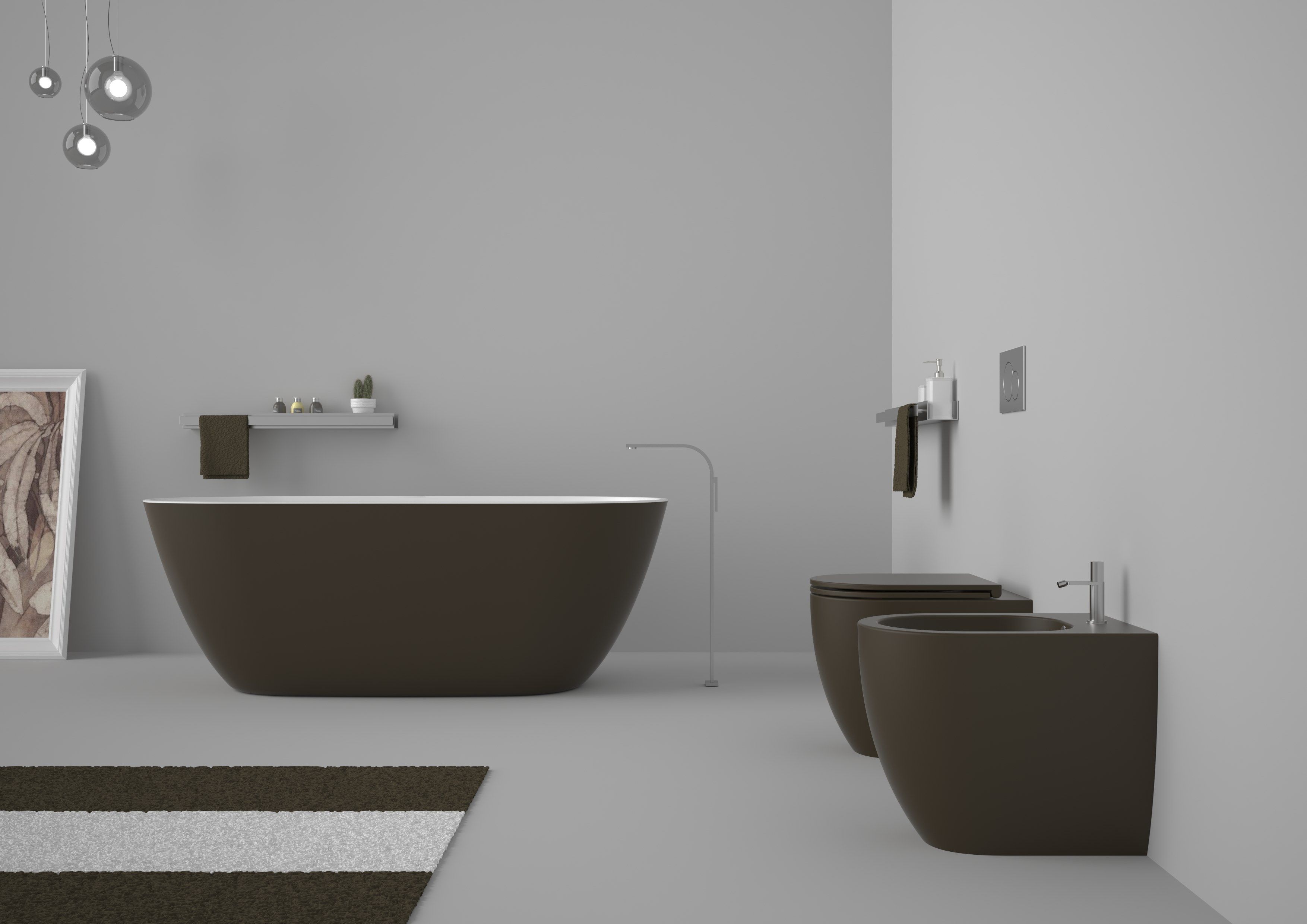 Полная мебель для ванной комнаты GSG Ceramic Design Like ARCH-00081442 - Вид №2