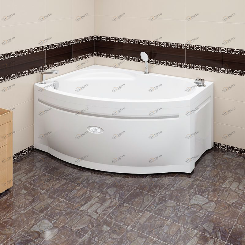 Акриловая ванна Монти 150х105(левосторонняя), каркас Radomir 201011213