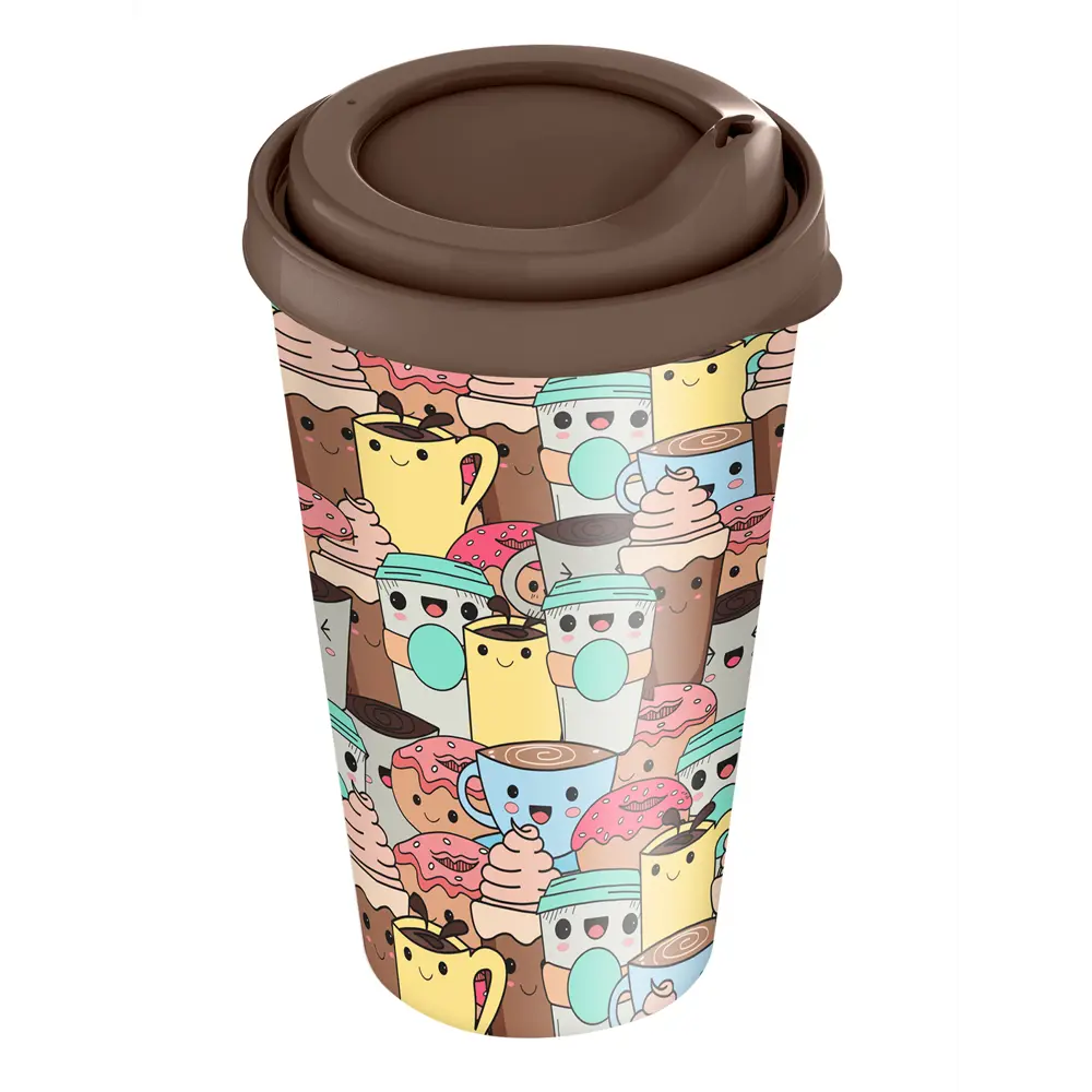 Стакан с крышкой Idiland 550 мл пластик Santreyd STLM-2200105 - Вид №4