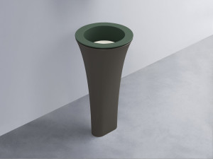 AMLA45-MU+AMPILT-TL+AMCOLT-FN Раковина Amedeo Tondo отдельностоящая cielo Enjoy + Amedeo