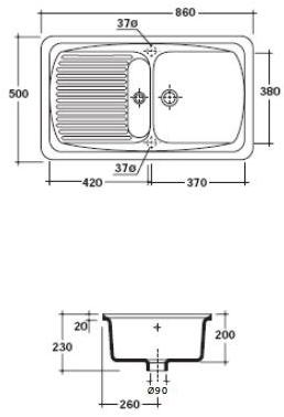 Накладная раковина под столешницу  овальная Galassia Lavelli sun-id-1399098 - Вид №1