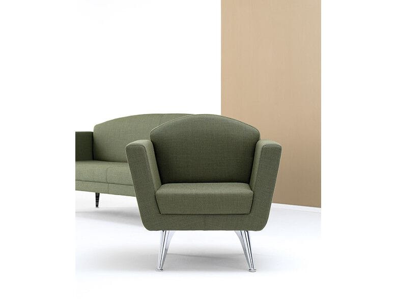 Тканевое кресло с подлокотниками Nahu Wing ARCH-00101231 - Вид №1