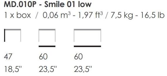 Fenabel Круглый деревянный журнальный столик Smile Md.010p - Вид №1