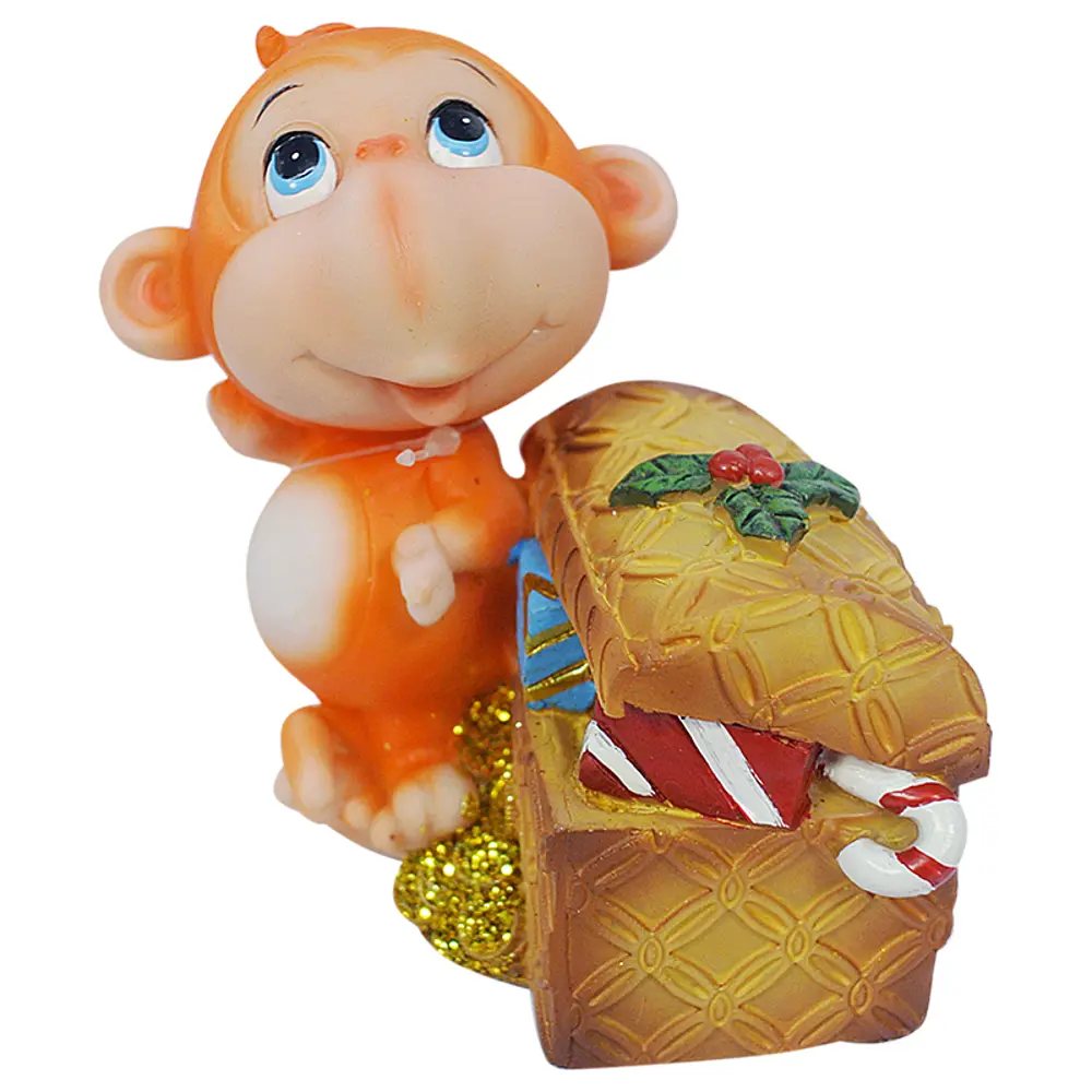 Сувенир «Обезьянка с сундуком» 10.5 см Santreyd STLM-2003821