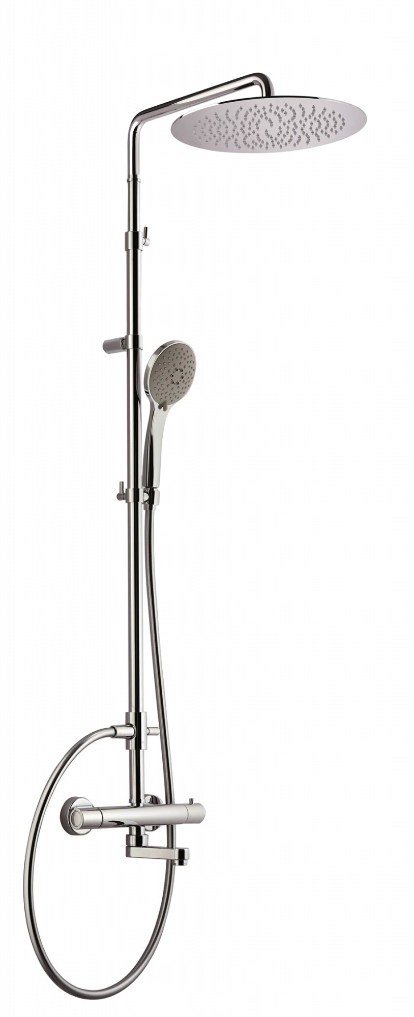 00-1870-N-CR CARIMALI Rigoletto телескопическая с изливом, душевая лейка MySlim 